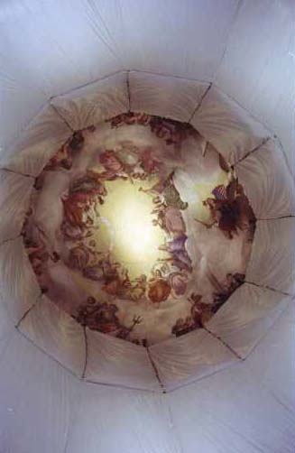 The top of the inside of Capital hill with a diaphragm round it for protection