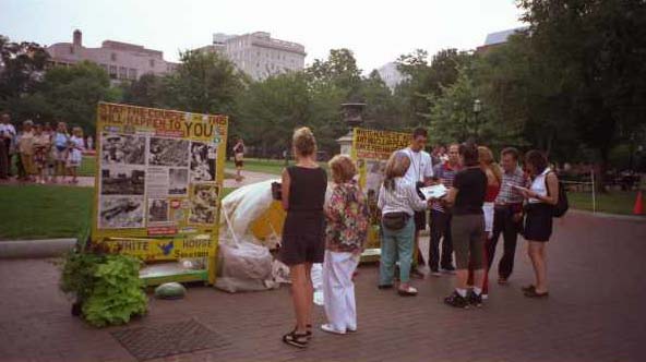 Protests outside White House