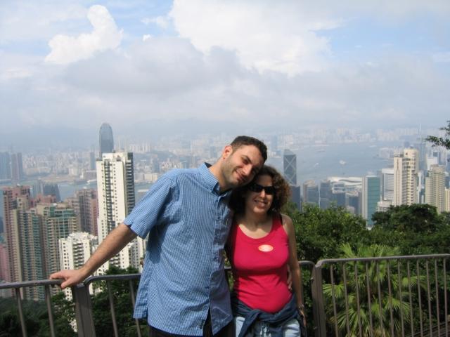 Poopea (Mrs Sara Bennis) and I at Victoria Peak