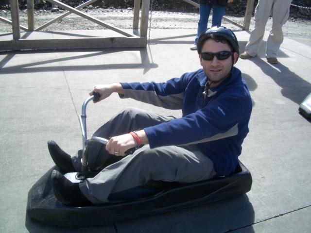 Luging in Queenstown