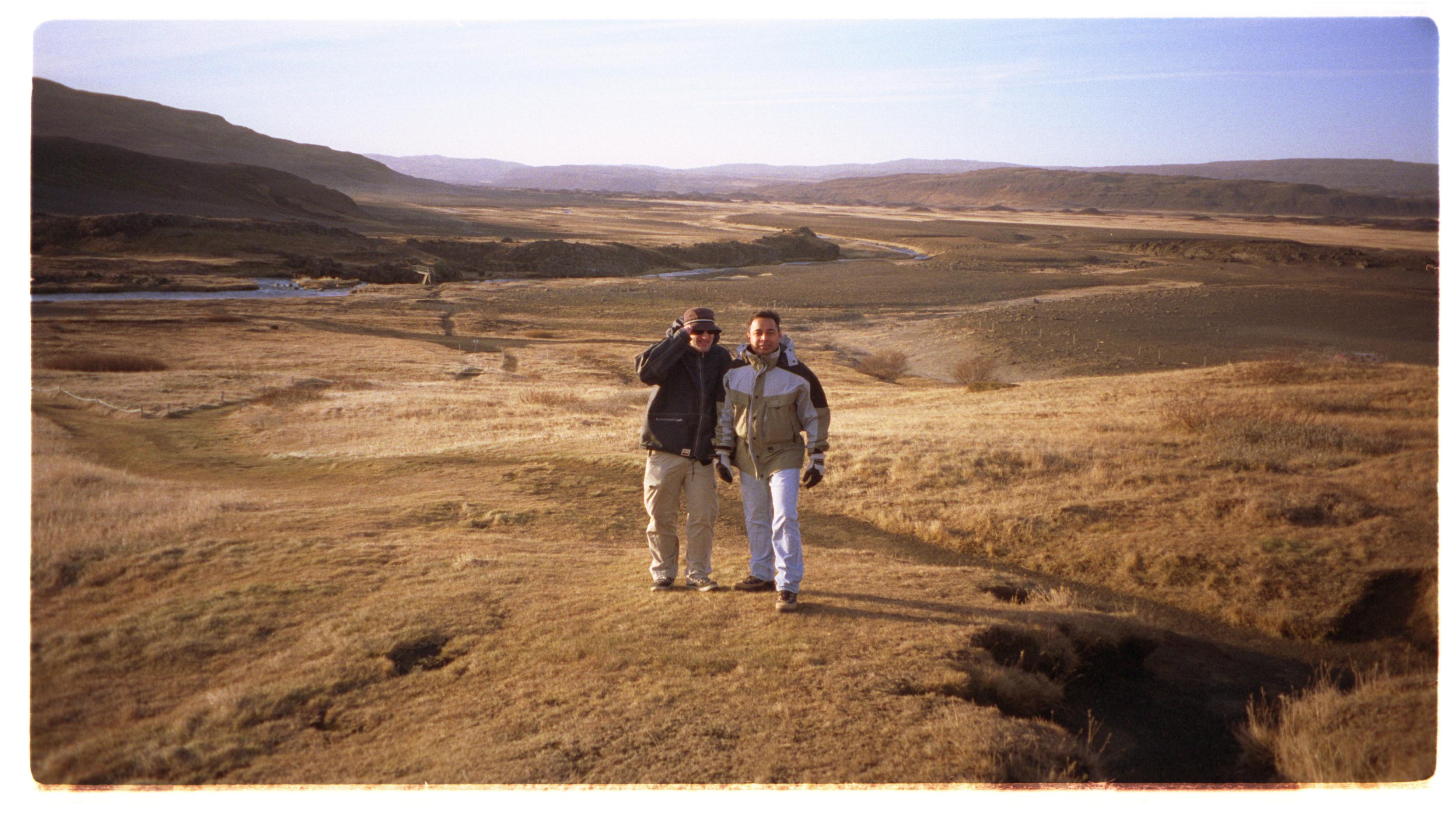 "Ok, quick....you grab his camera, I'll tie him down...."