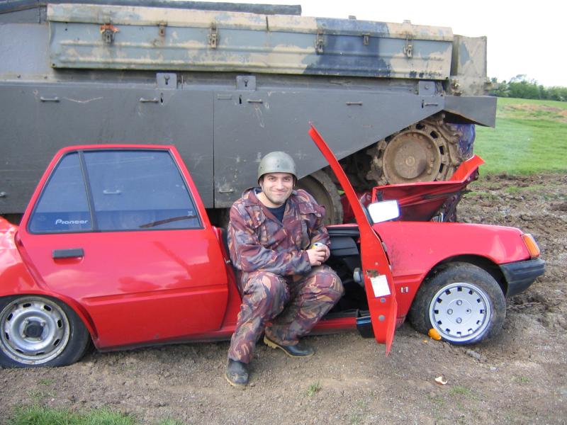 "I told Sara not to park here!"